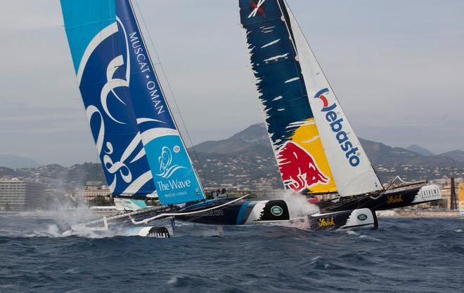 Red Bull Sailing Team & The Wave, Muscat will both return in 2014 with new team line-ups © Lloyd Images